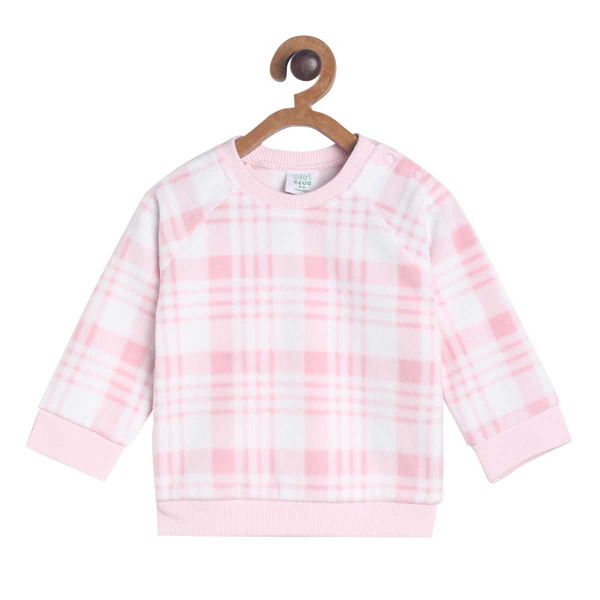 Pack of 1 knit sweat shirt - pink for 3-6 Months