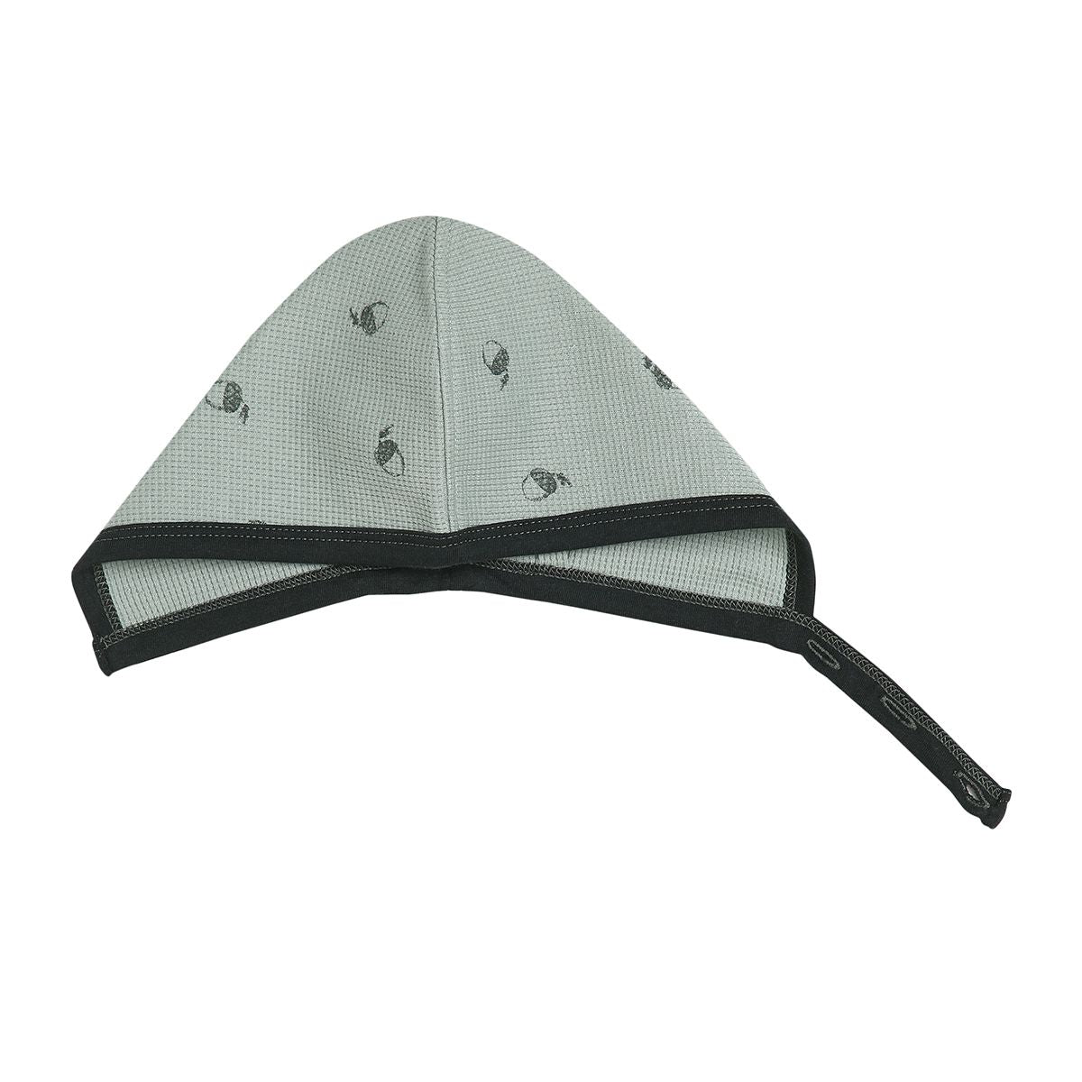 Baby Boys Printed Caps Pack of 2, Grey & Green