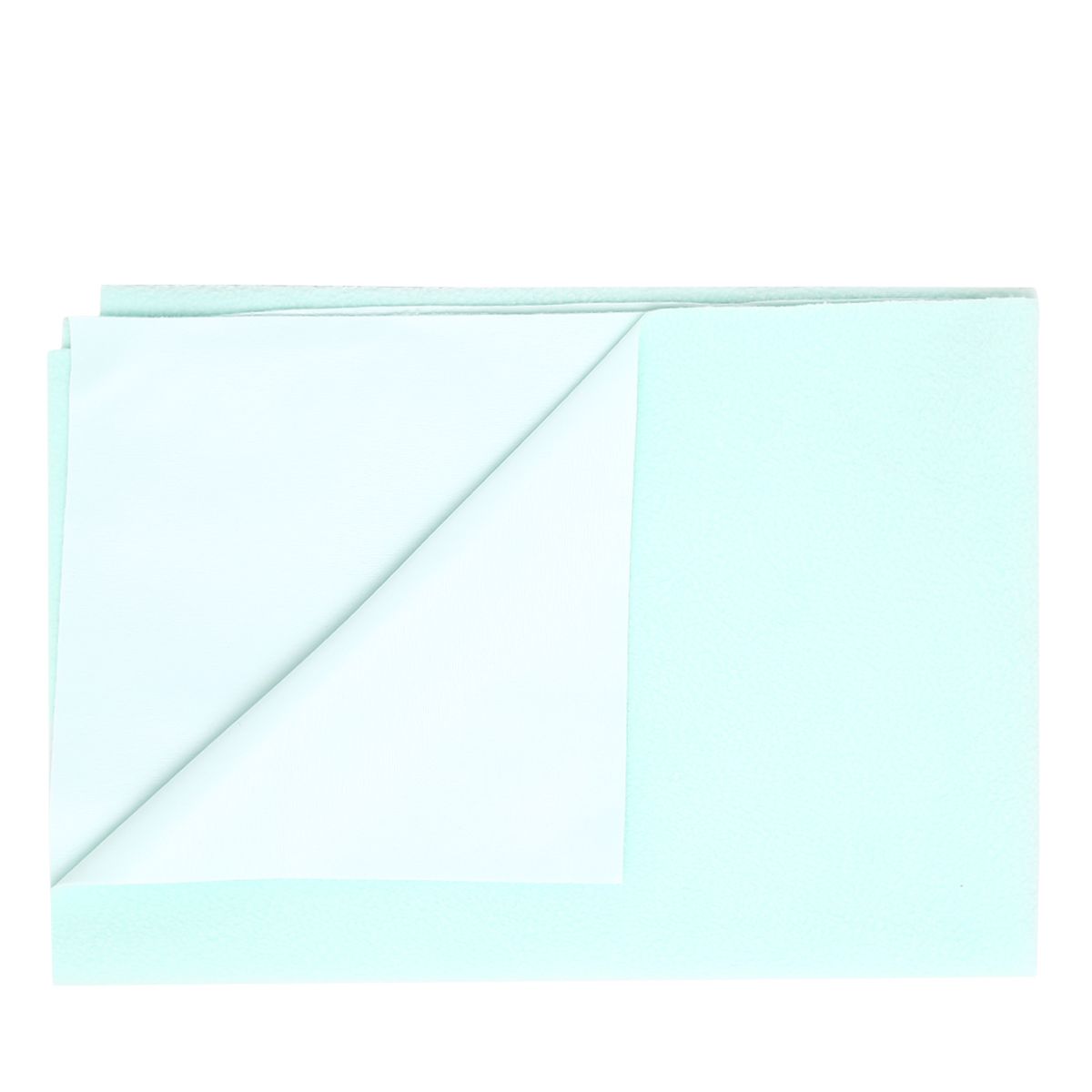 Baby Unisex Mint Green Fleece Bed Protector Sheet Pack of 1 Waterproof Baby Bedding