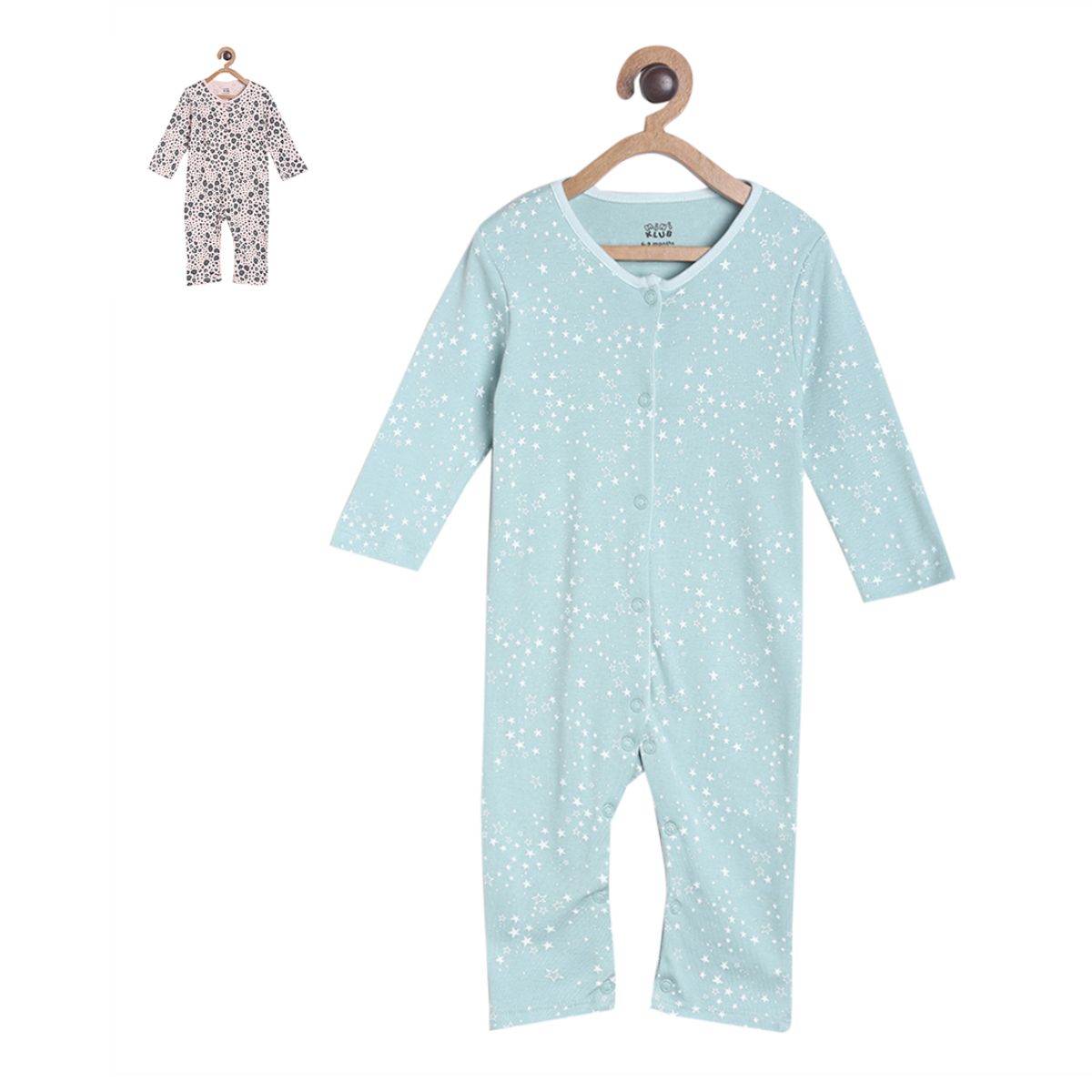 Pack of 2 romper - sky blue for New Born