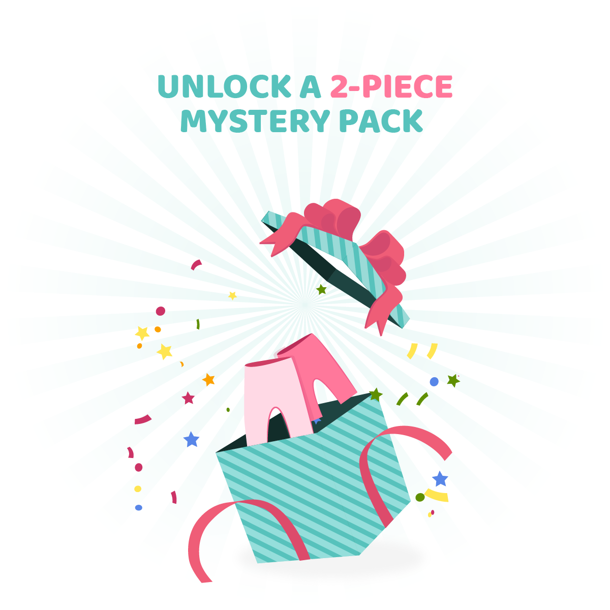 Baby Girls Pack Of 2 Leggings Mystery Pack - Assorted