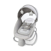 Mastela Grey Electric Baby Rocker and Bouncer with Music, Mosquito Net and Canopy for Infants