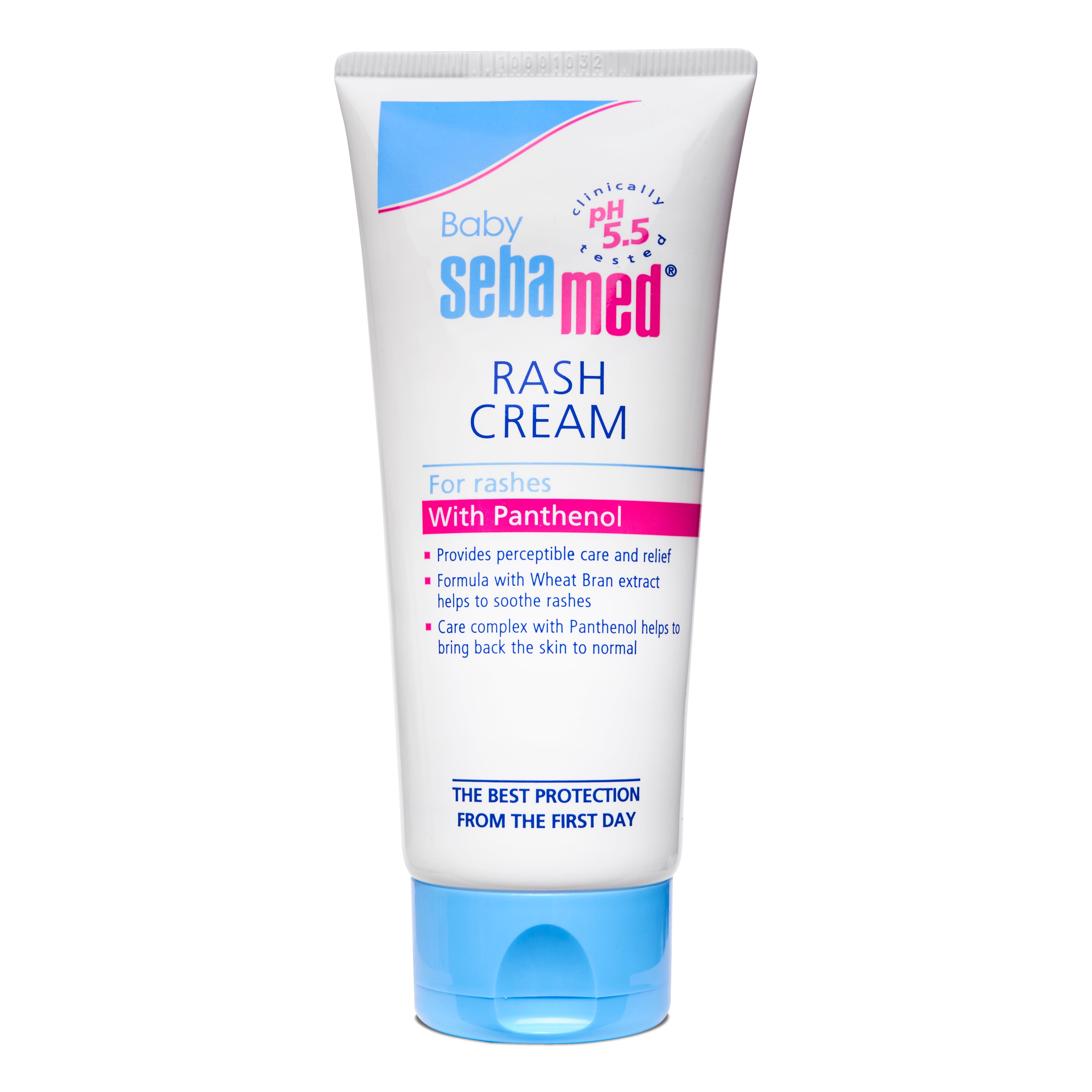 Baby White Rash Cream 100 ml with Panthenol for Daily Diaper Rash Care