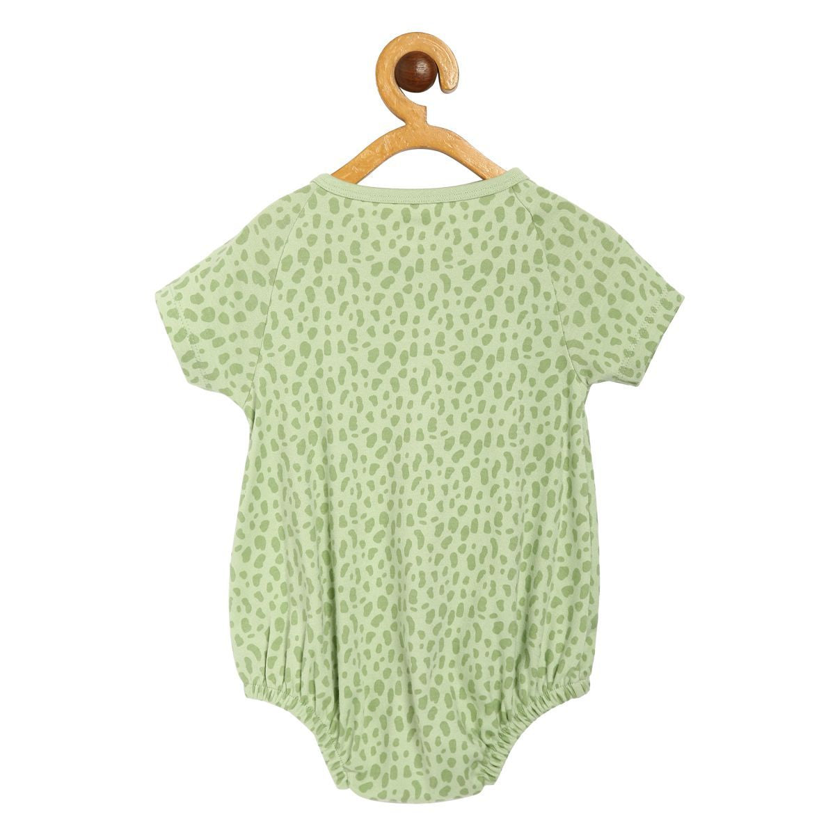 Boys Green Pack Of 2 Body Suit