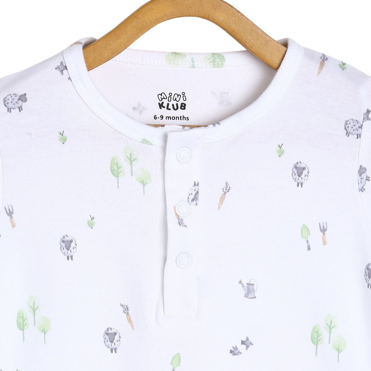 Boys White Pack Of 1 Romper
