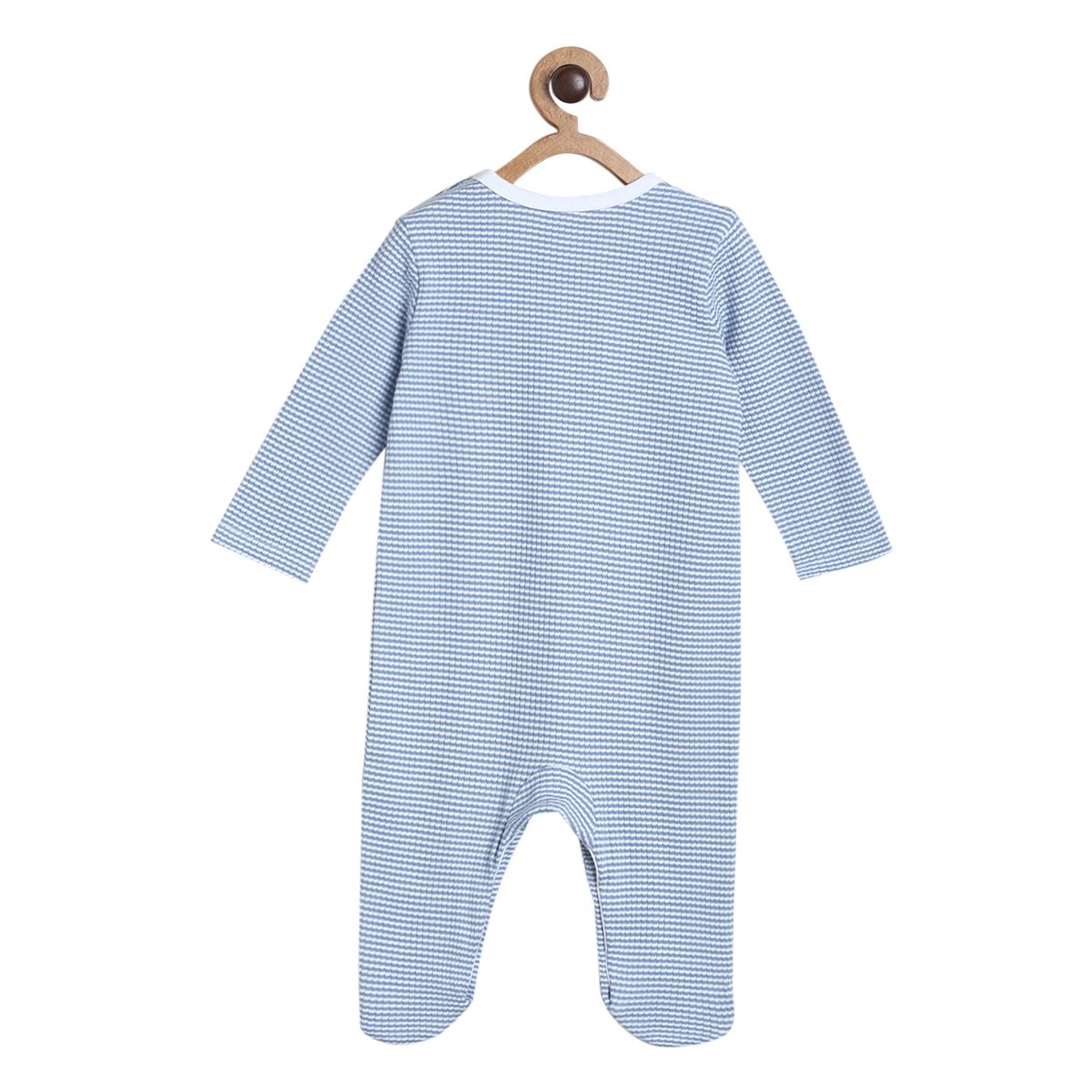 Boys Grey Pack Of 1 Sleep Suit