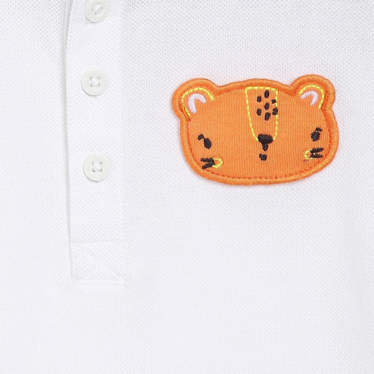 Boys White T-Shirt and Knit Bottom