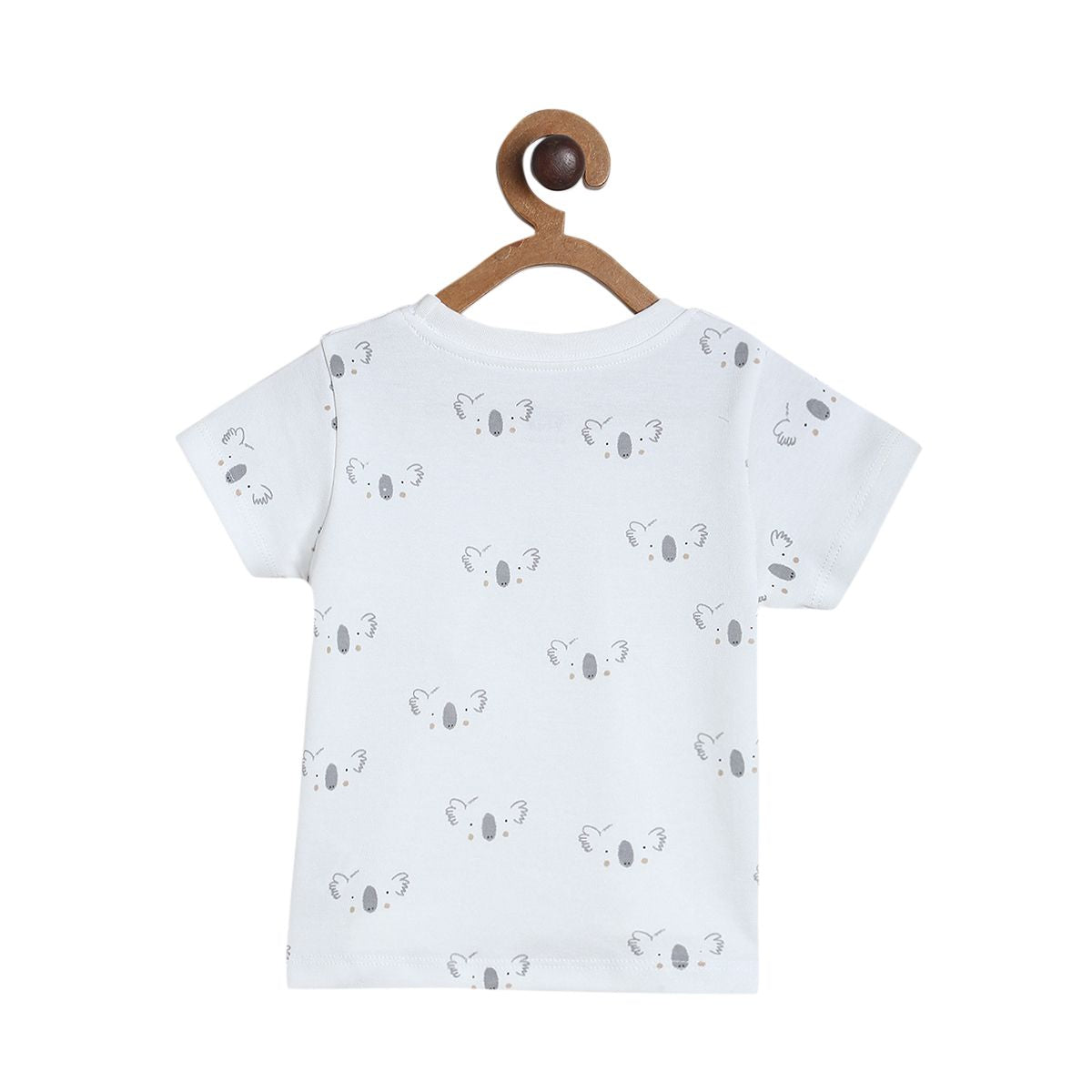 Boys Grey Pack Of 2 T-Shirt And Bottom