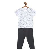 Boys Multicolor Pack Of 2 T-Shirt And Bottom