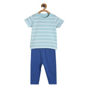 Boys Multicolor Pack Of 2 T-Shirt And Bottom