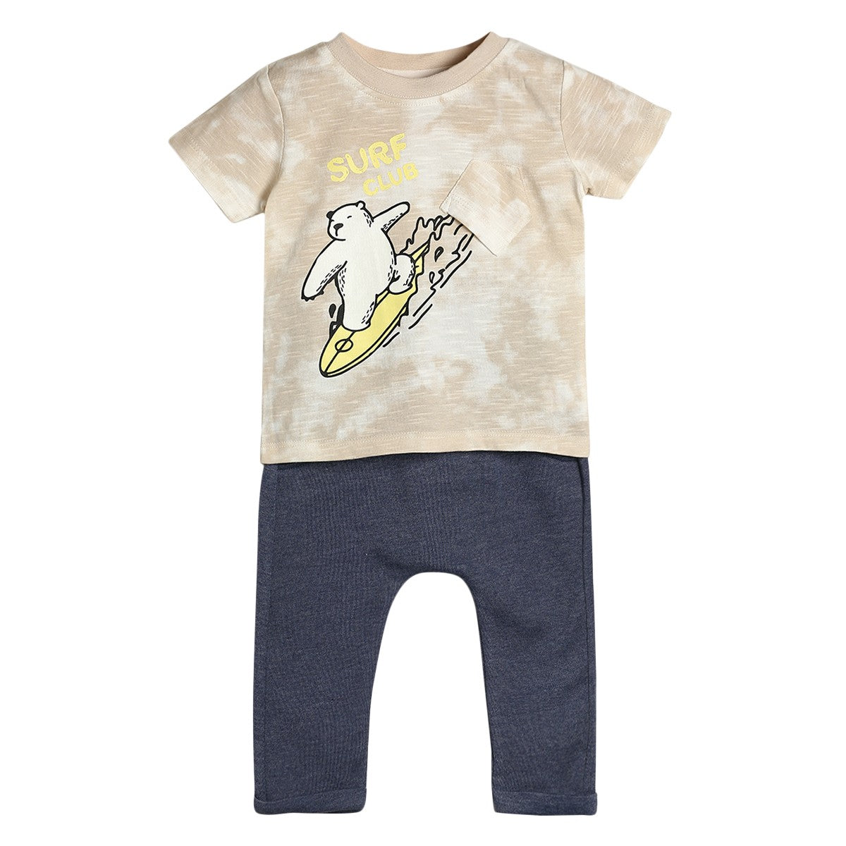 Boys Multi T-Shirt and Knit Bottom