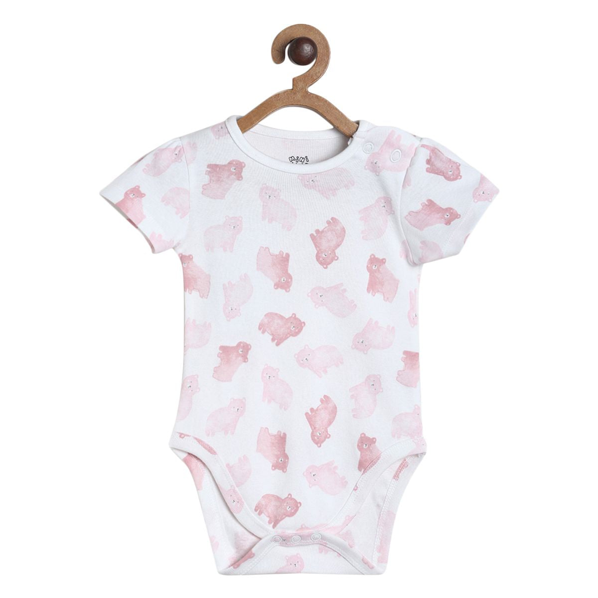 Girls Grey Pack Of 1 Body Suit