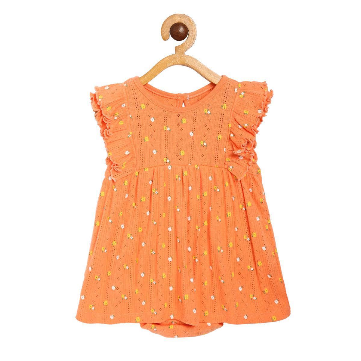 Girls Orange Body Suit