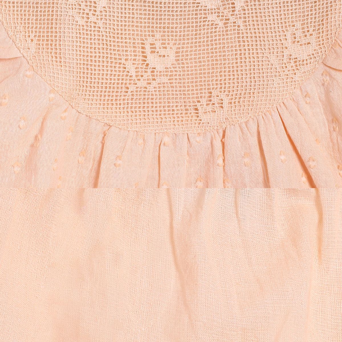 Girls Peach Pack Of 2 Dress