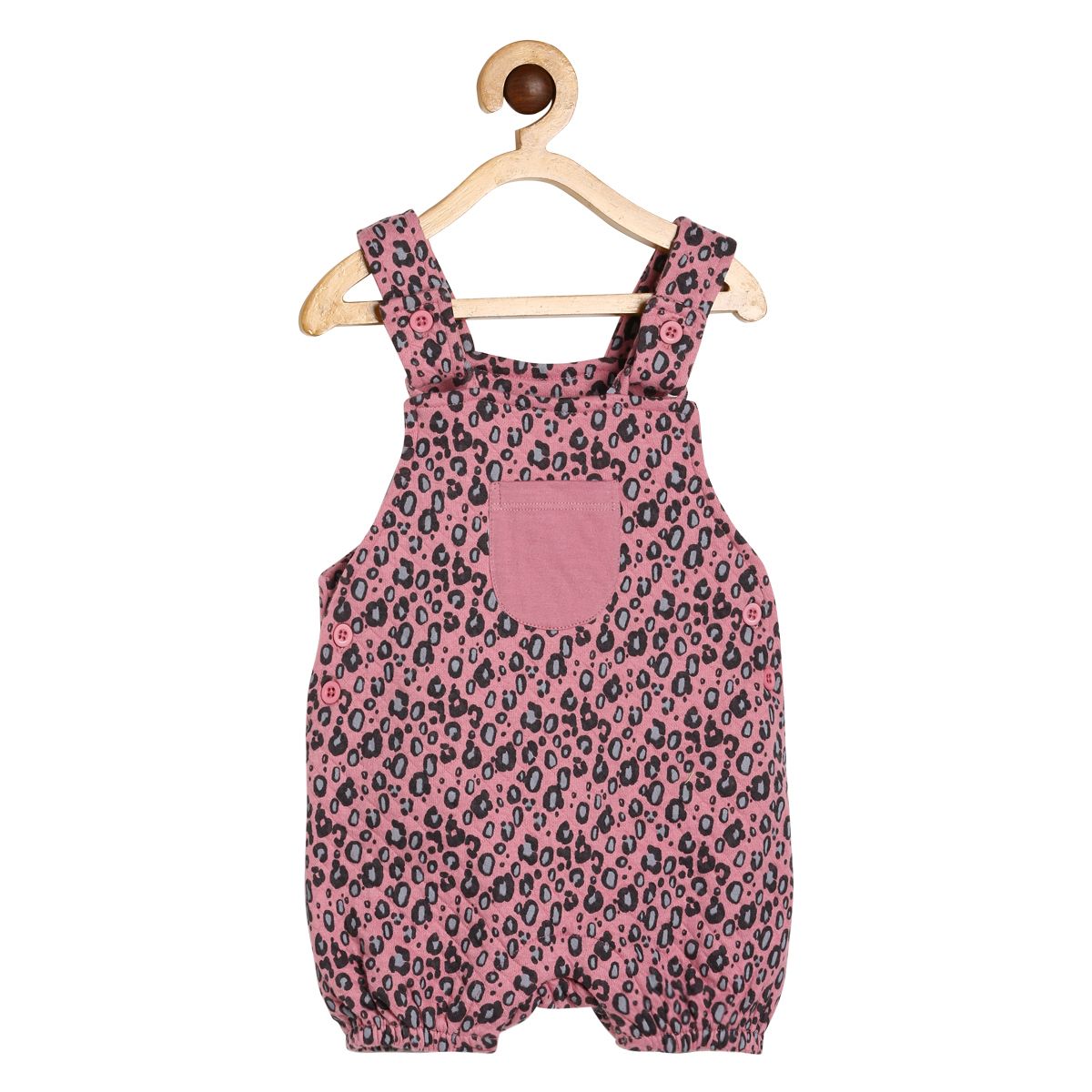 Girls Multicolor Pack Of 2 Dungaree Set
