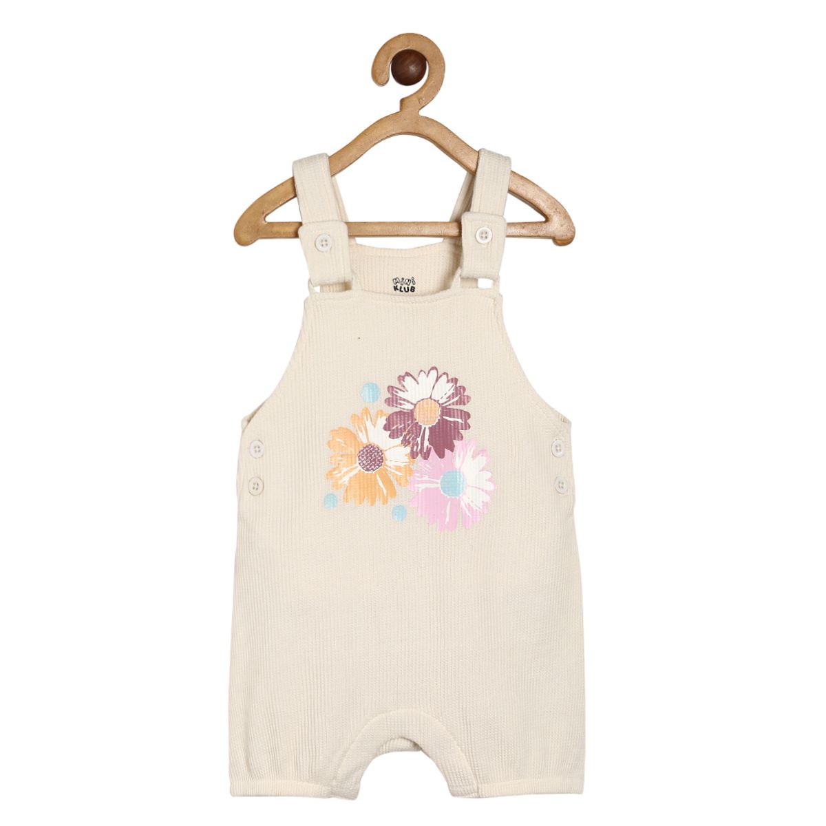Girls Multicolor Pack Of 2 Dungaree Set
