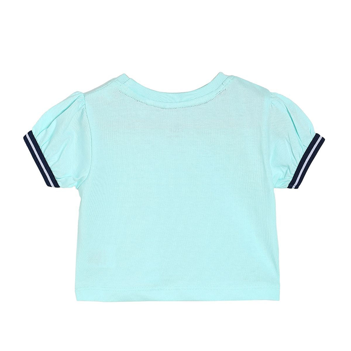 Baby Girls Printed Knit Top, Mint