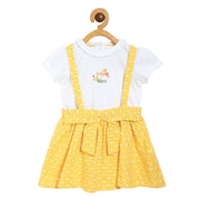 Girls Multicolor Pack Of 2 Pinny Set