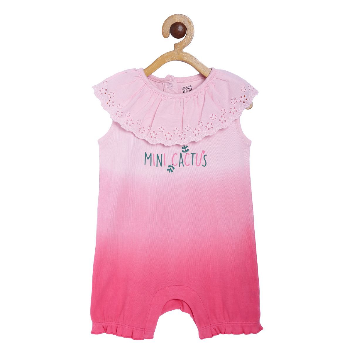 Girls Pink Pack Of 1 Romper