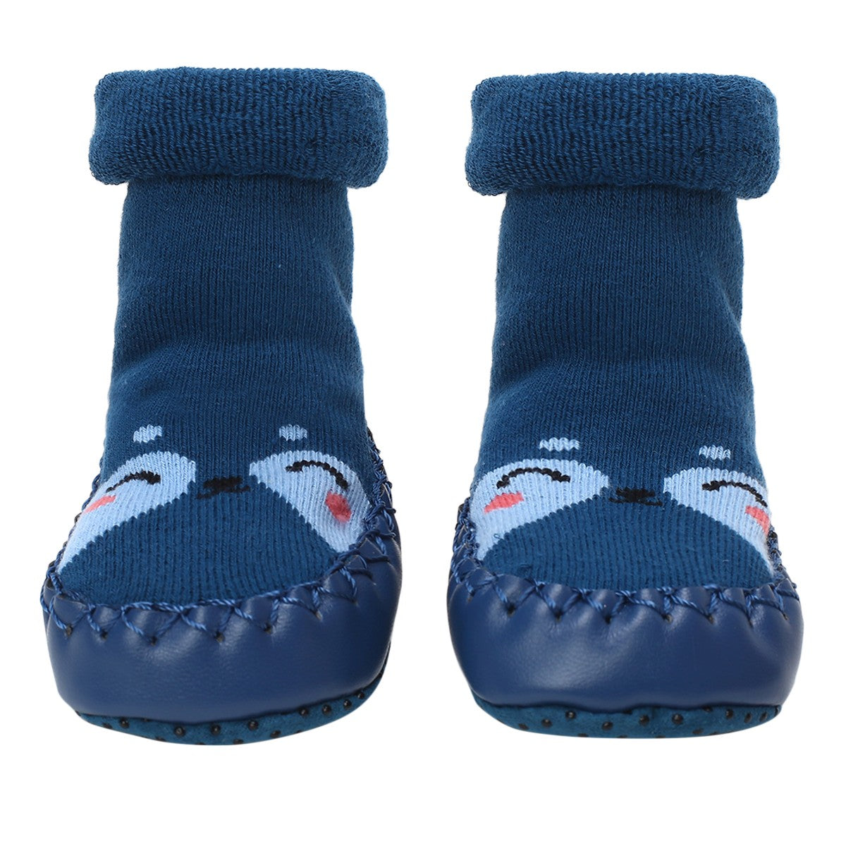Boys Navy Moccains