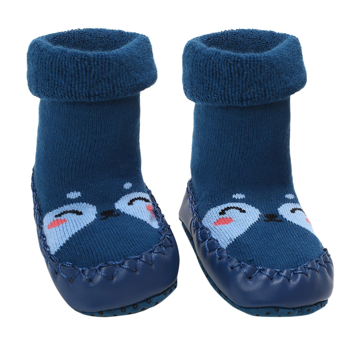 Boys Navy Moccains