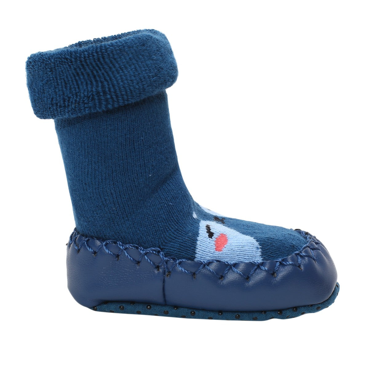Boys Navy Moccains
