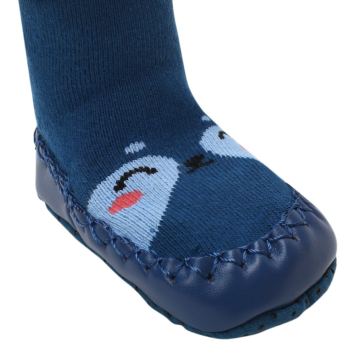 Boys Navy Moccains