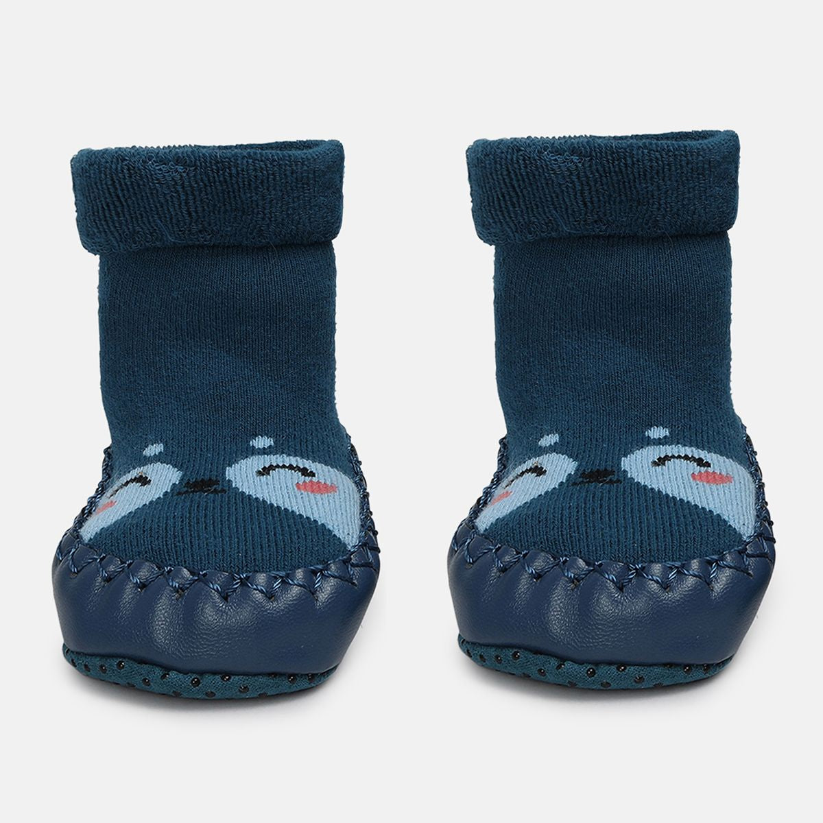 Boys Navy Moccains