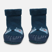 Boys Navy Moccains
