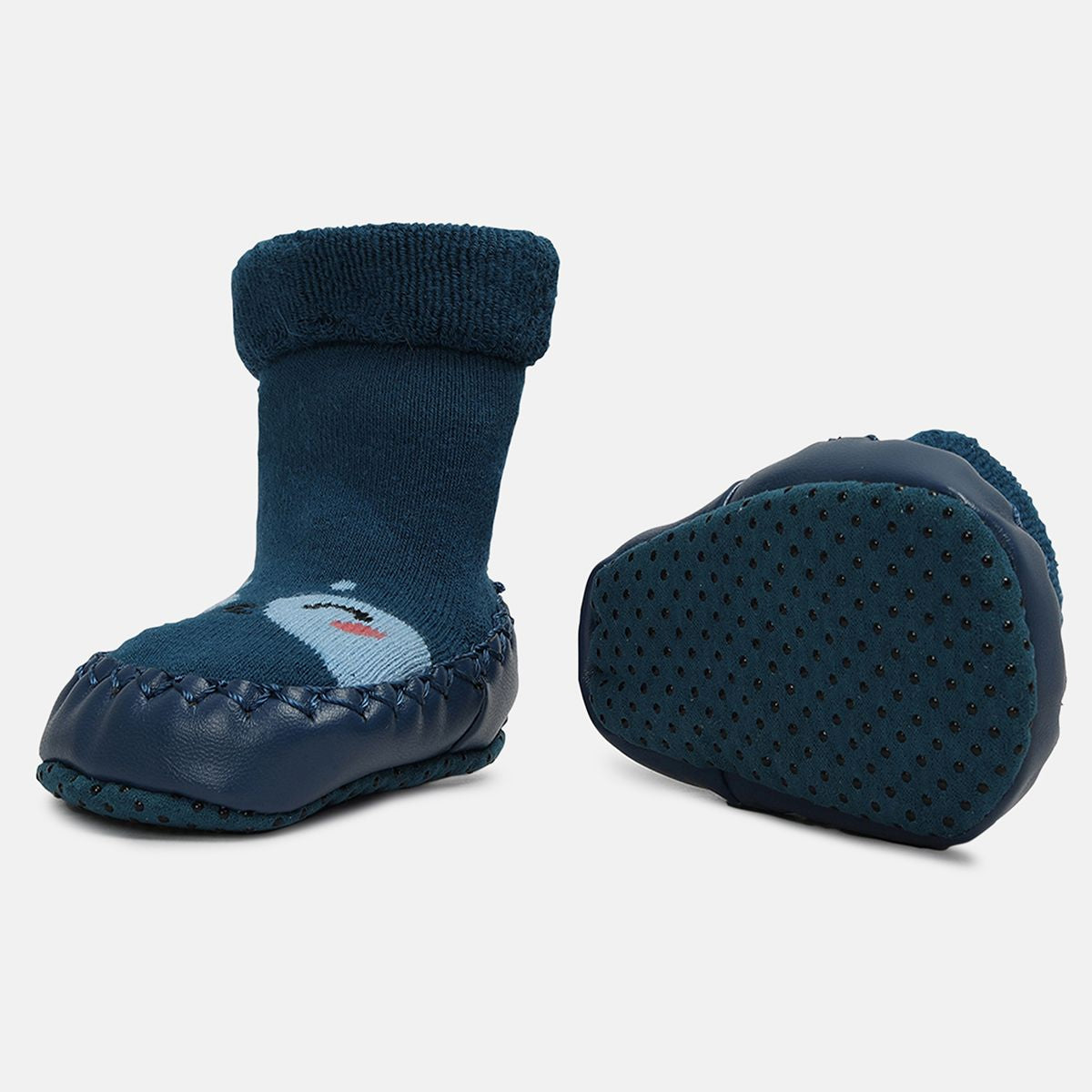Boys Navy Moccains