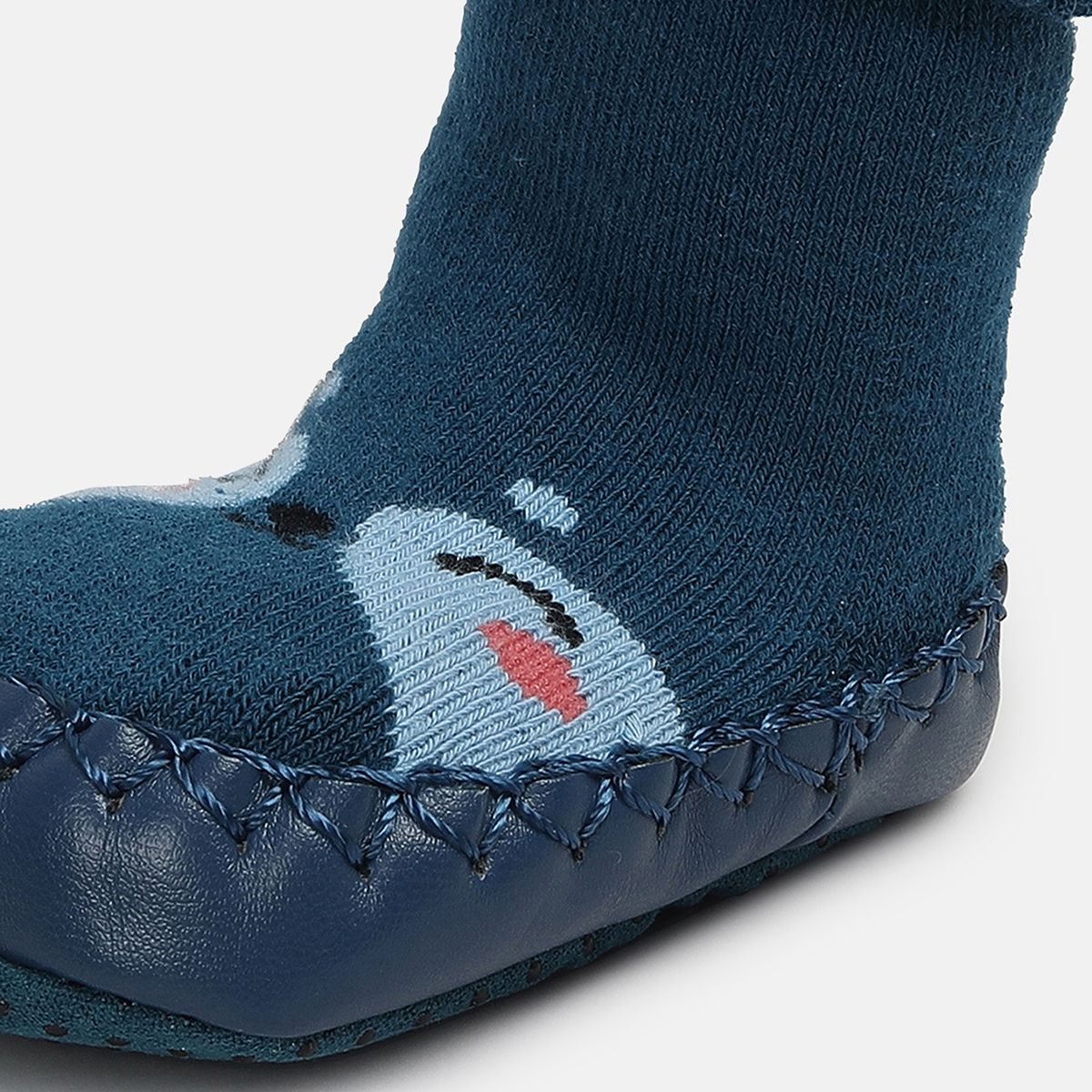 Boys Navy Moccains