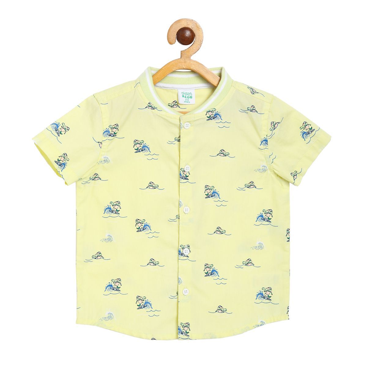 Boys Yellow Pack Of 1 Shirt