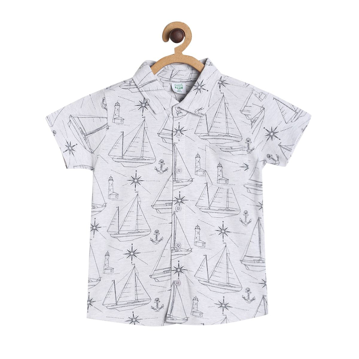 Boys White Pack Of 1 Shirt