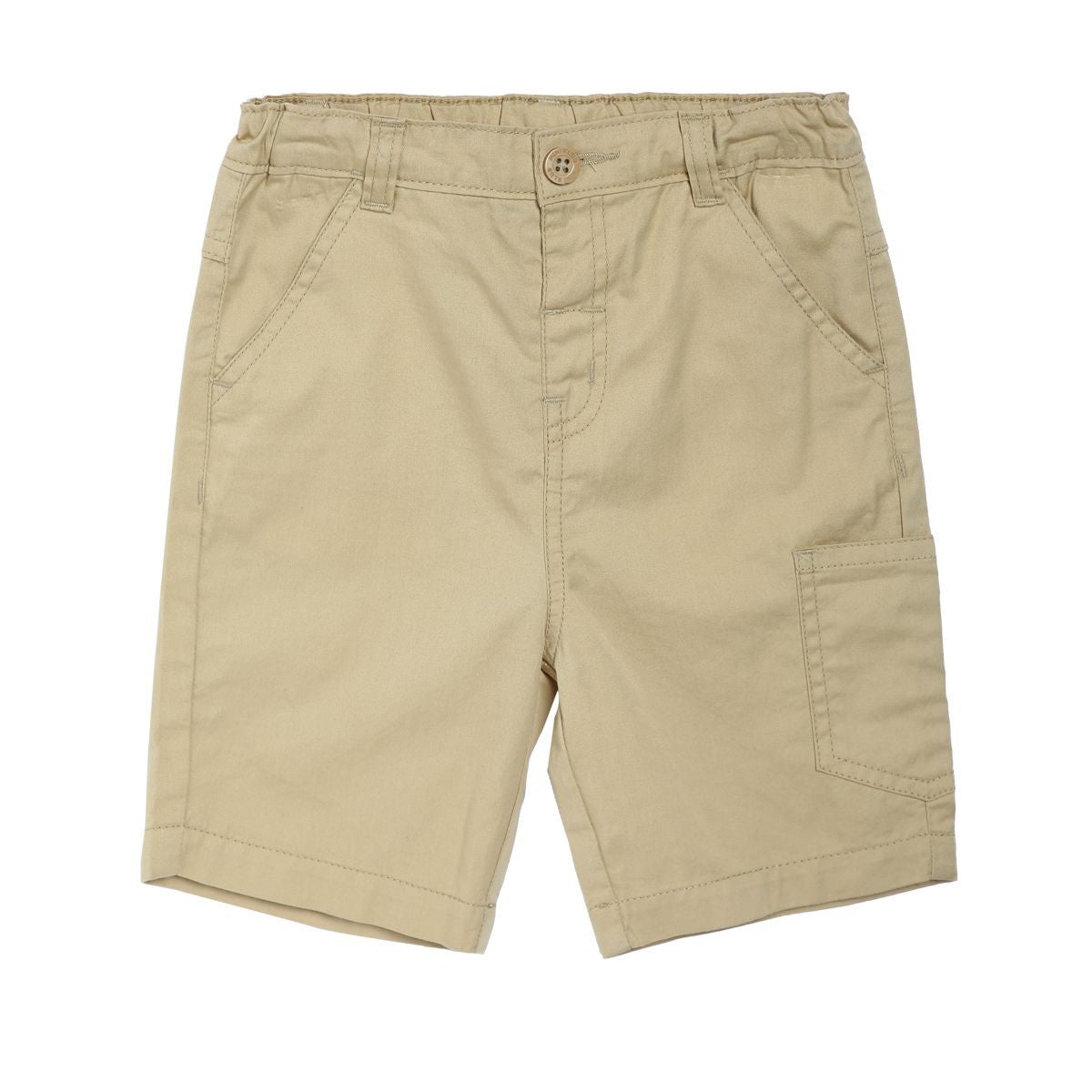 Boys Beige Pack Of 1 Shorts