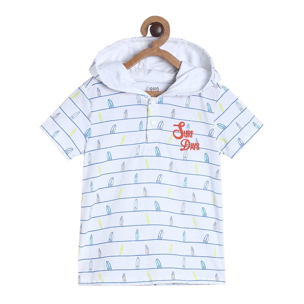 Boys White Pack Of 1 T-Shirt