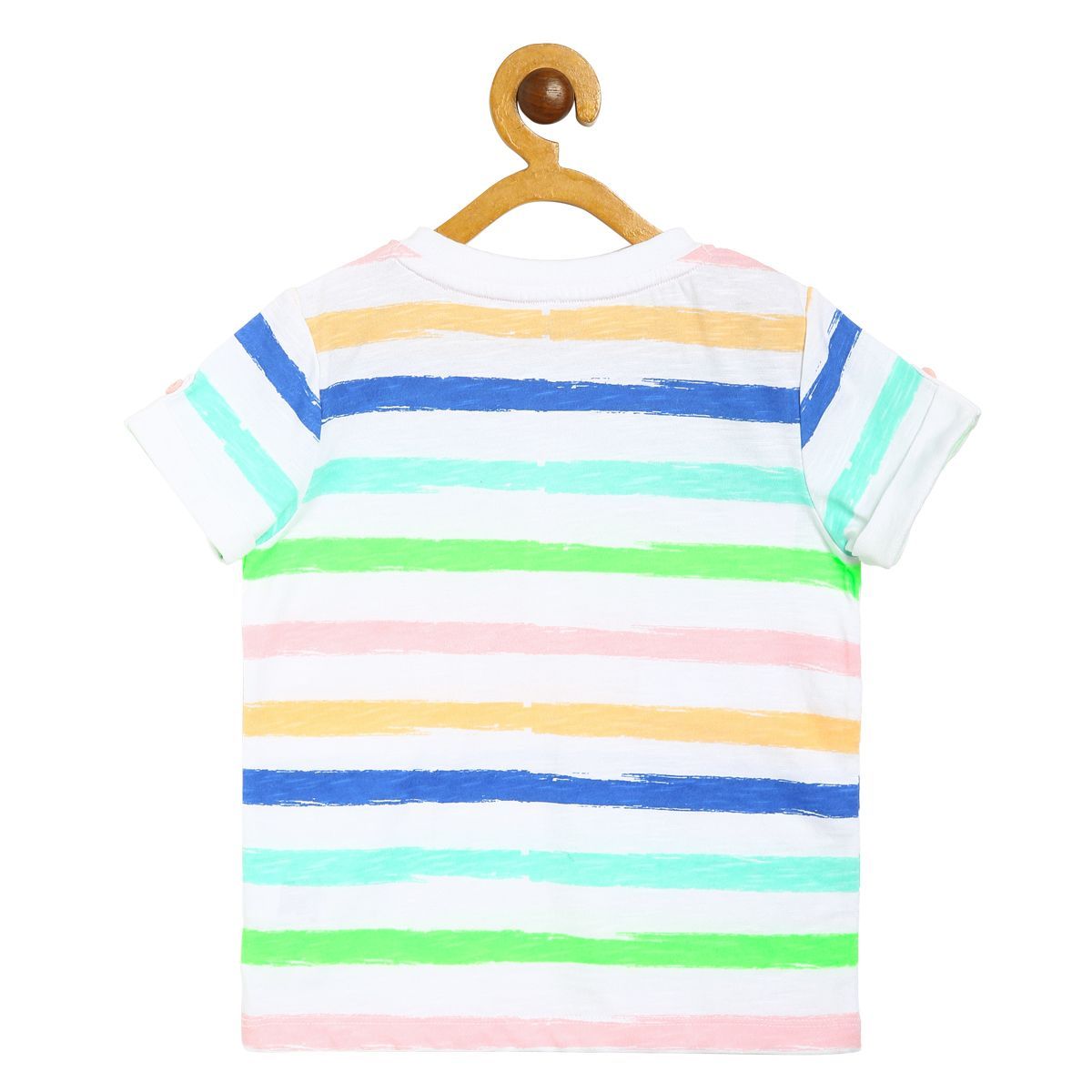 Pack of 1 knit t-shirt - white for 3-6 Months