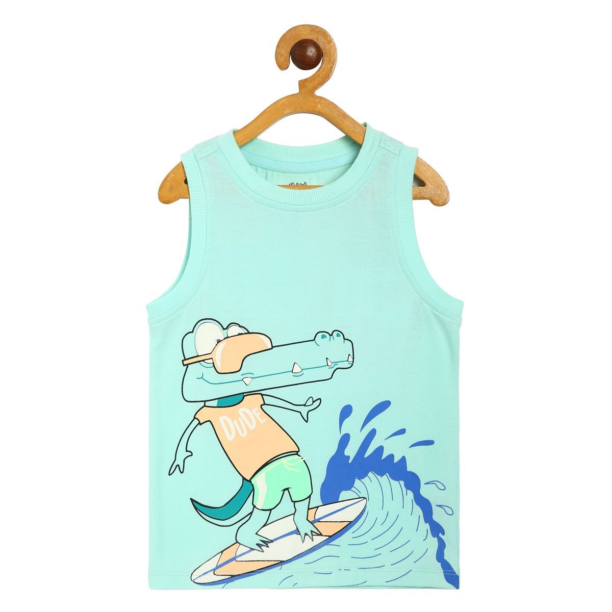 Boys Mint Pack Of 1 T-Shirt