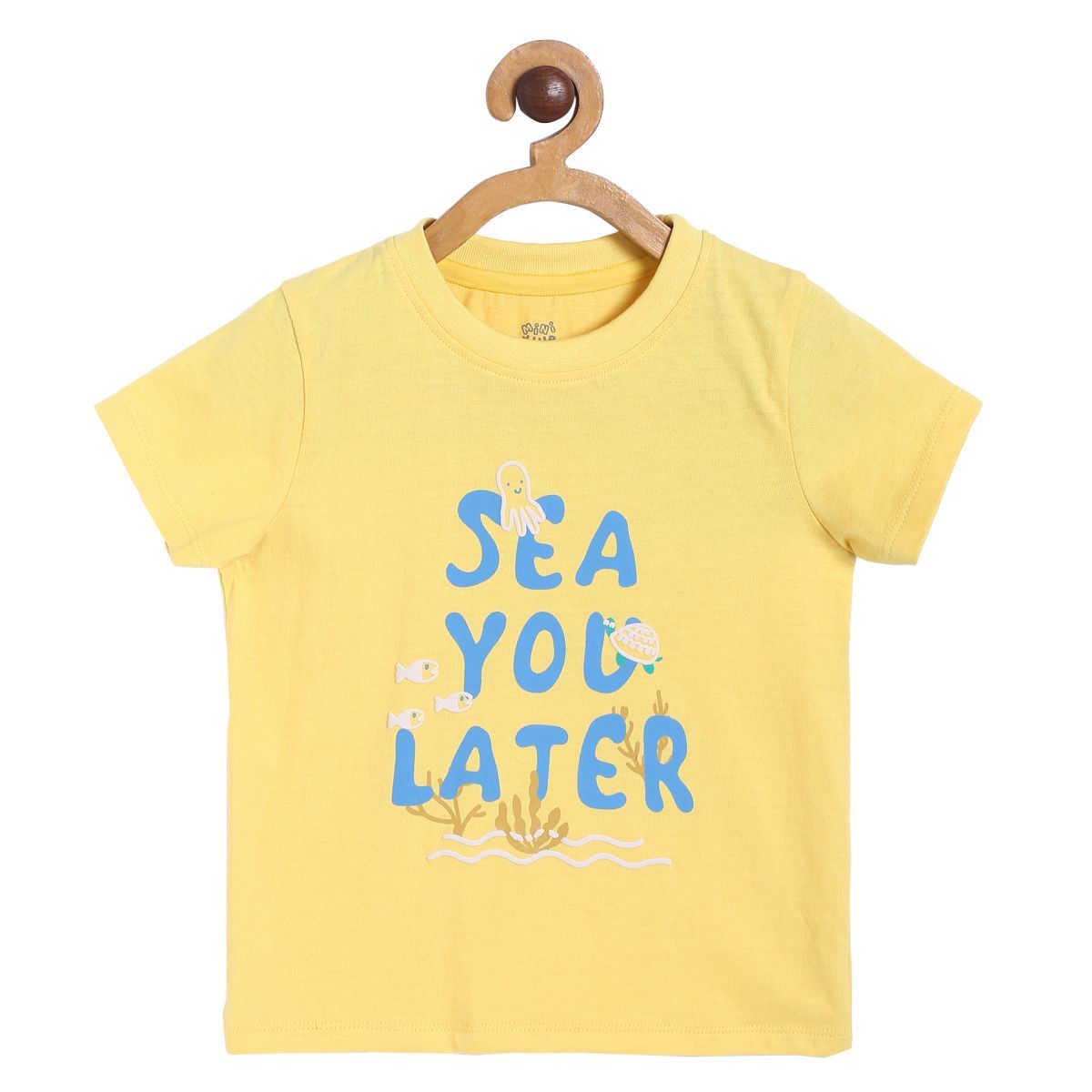 Boys Yellow Pack Of 1 T-Shirt