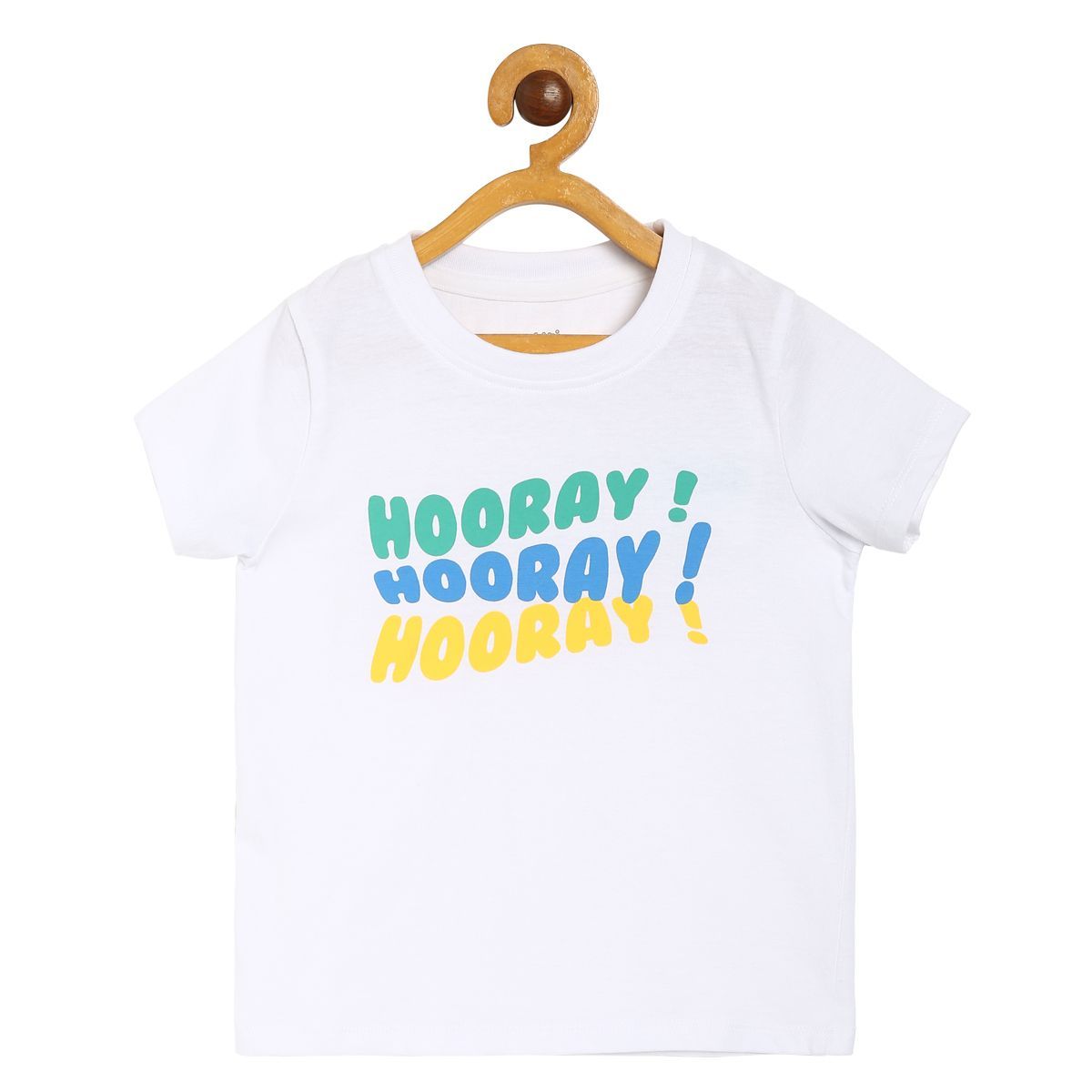 Boys White Pack Of 1 T-Shirt