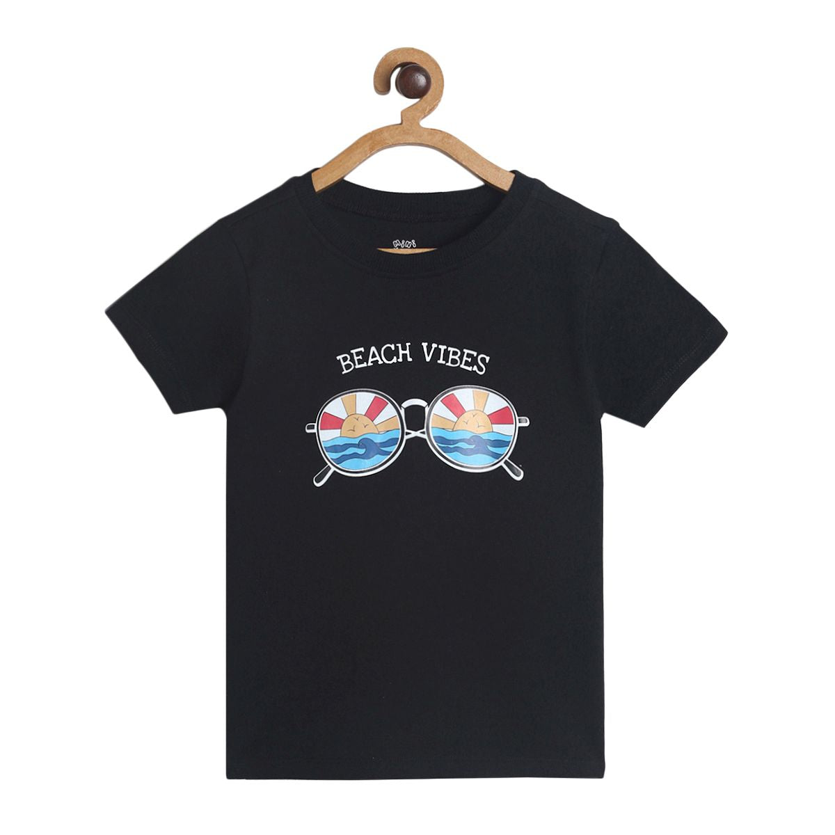 Boys Black Pack Of 1 T-Shirt