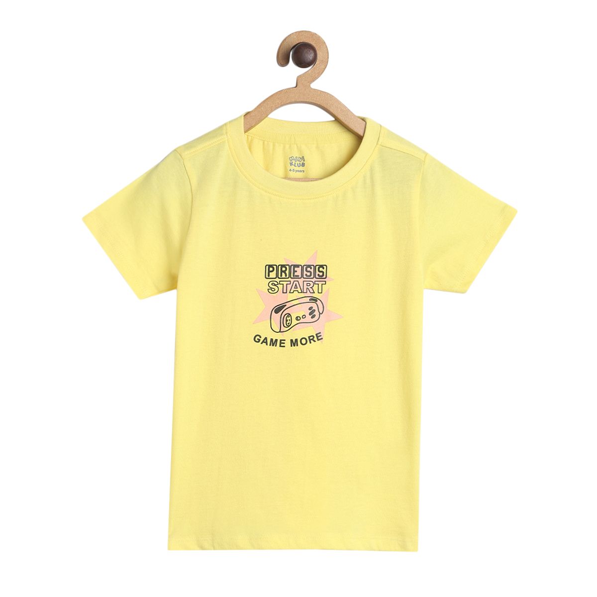 Boys Yellow Pack Of 1 T-Shirt