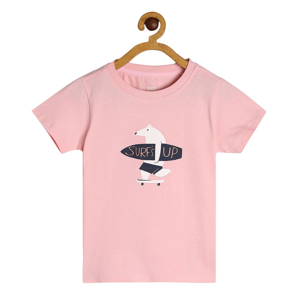 Boys Pink Pack Of 1 T-Shirt