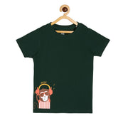 Boys Green Pack Of 1 T-Shirt