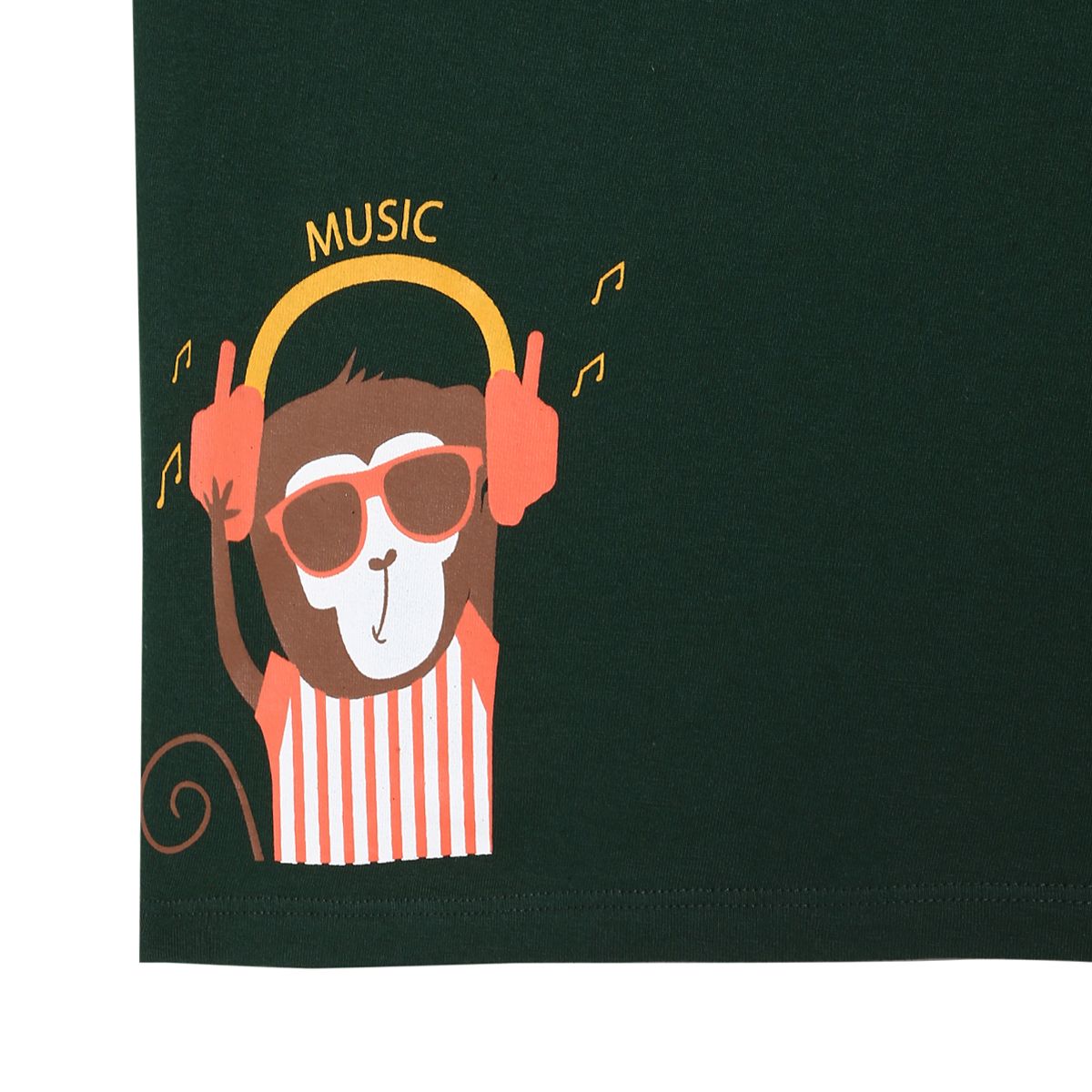 Boys Green Pack Of 1 T-Shirt