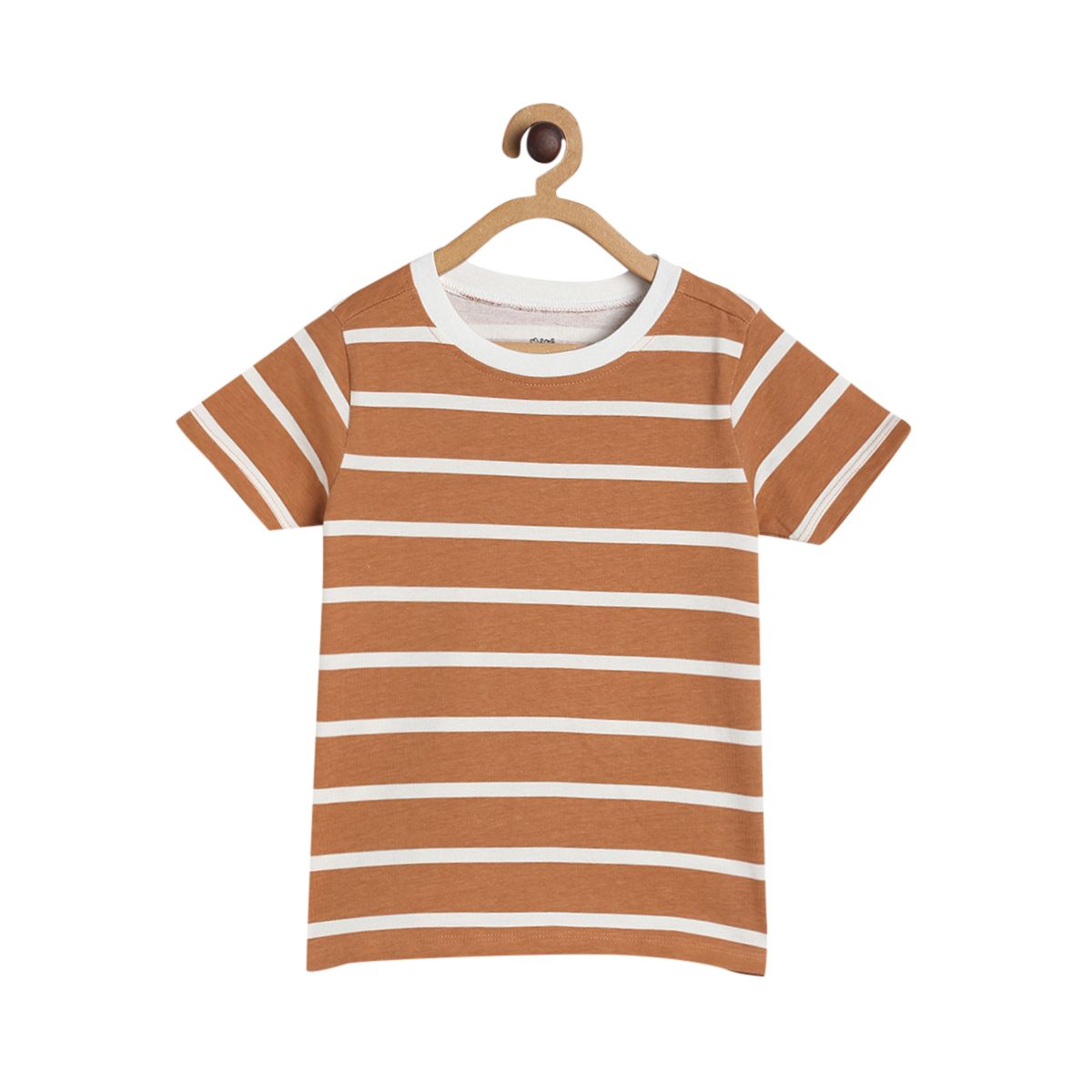 Boys Orange Pack Of 1 T-Shirt