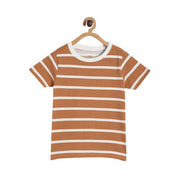 Boys Orange Pack Of 1 T-Shirt