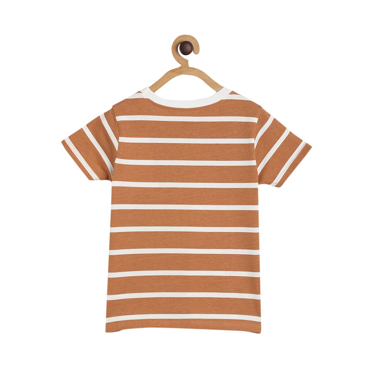 Boys Orange Pack Of 1 T-Shirt