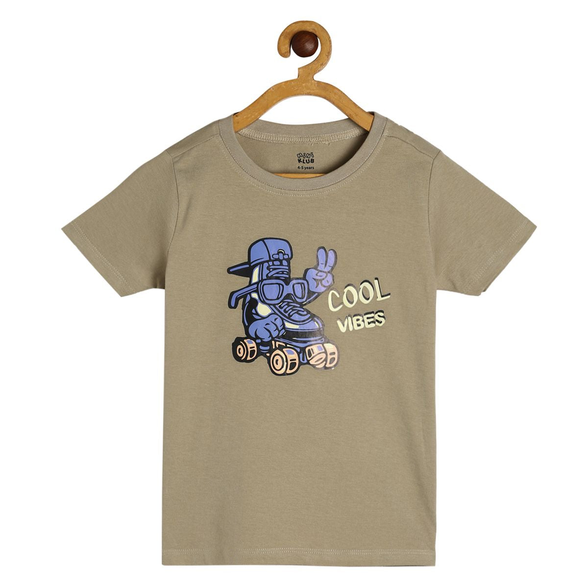 Boys Grey Pack Of 1 T-Shirt