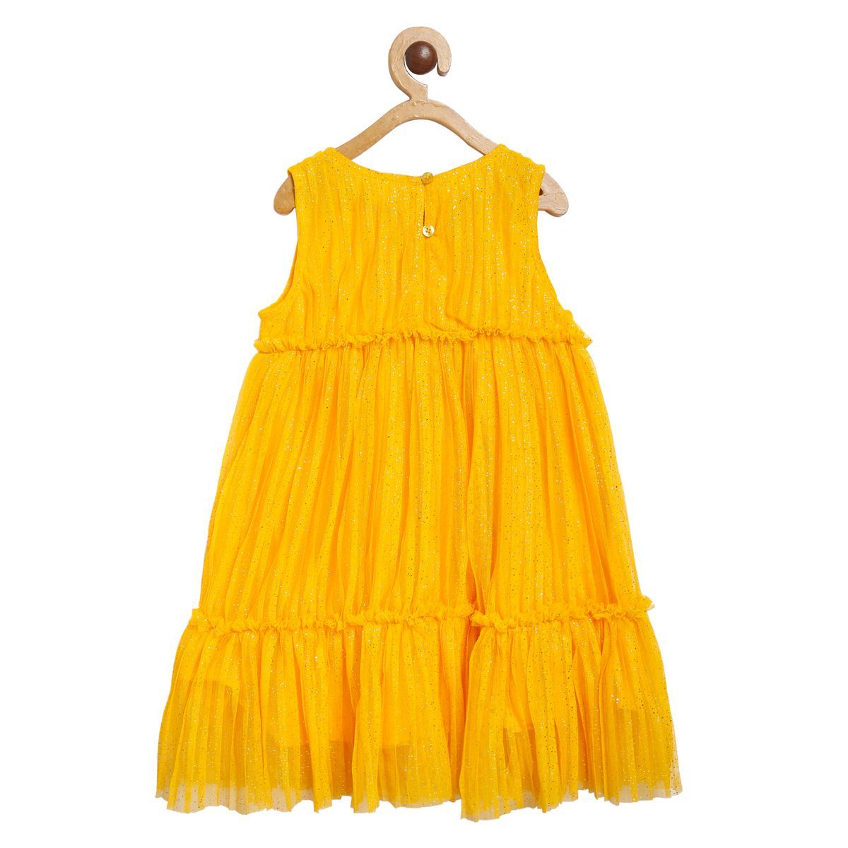 Girls Yellow Pack Of 1 Dress