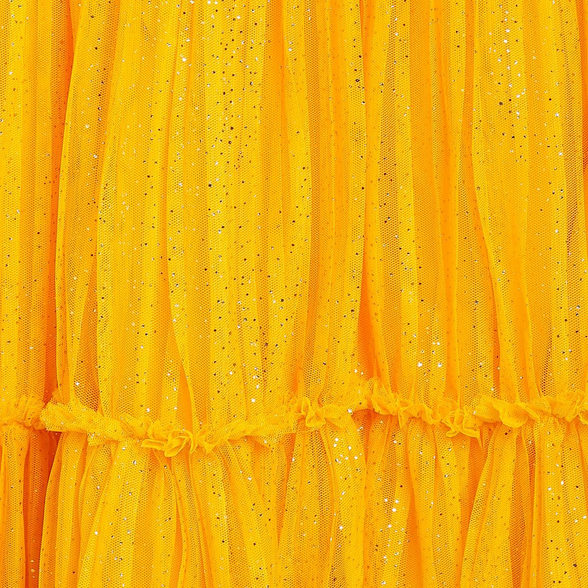 Girls Yellow Pack Of 1 Dress